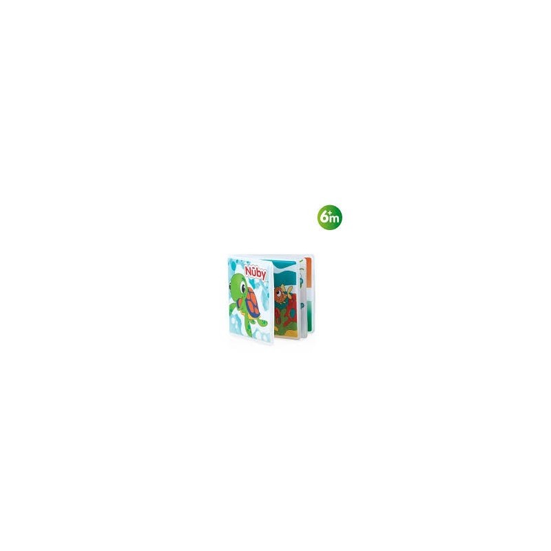 NUBY  JOUETS  DE BAIN 25-ID4755 LIVRE DE BAIN POUR BÉBÉ +6 MOIS
