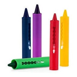 NUBY  JOUETS DE BAIN25-ID6156 CRAYONS POUR LE BAIN + 36 MOIS