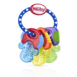 NUBY Anneau de dentition 100% Silicone souple en forme de fruits +3 mois 25-NV06007