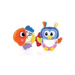 NUBY ANNEAU DE DENTITION 25-ID686 avec hochet à billes + 3mois