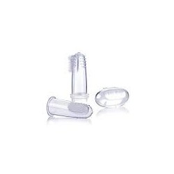 NUBY ANNEAU DE DENTITION 25-ID730 BROSSE DE MASSAGE GENGIVALE AVEC SA BOITE DE RANGEMENT +3MOIS