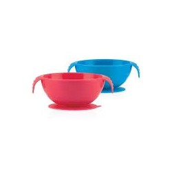 NUBY ASSIETTE 25-ID5488 BOL VENTOUSE MIRACLE 100% SILICONE 300ML +6 MOIS