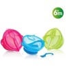 NUBY ASSIETTE25-ID5419 PROFONDE PP 400ML AVEC VENTOUSE, CUILLIÈRE ET COUVERCLE +6 MOIS