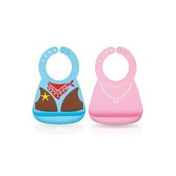 NUBY BAVOIR 25-ID4425 EN SILICONE 3D DÉCOR HABITS-3M+