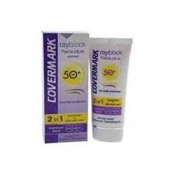 Pack RAYBLOCK FACE PLUS DRY SENSITIVE SPF50  INVISIBLE x2