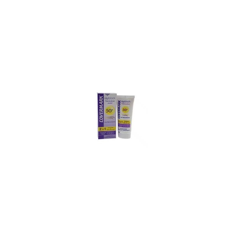 Pack RAYBLOCK FACE PLUS DRY SENSITIVE SPF50  INVISIBLE x2