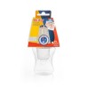 NUBY BIBERON 20-ID67028 COL LARGE BLANC EN PP AVEC TÉTINE ANTI-COLIQUE ET DOSEUR DE LAIT EN POUDRE 240ML + 3MOIS