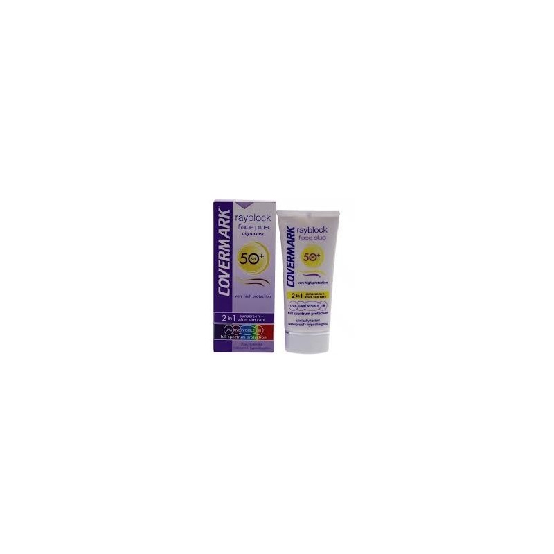 Pack RAYBLOCK FACE OILY ACNEIC SPF50 Light Biege x2