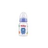 NUBY BIBERON 25-ID03003 CLASSIQUE IMPRIMÉ COL STANDARD EN PP AVEC TÉTINE ANTICOLIQUE 120ML +0 MOIS