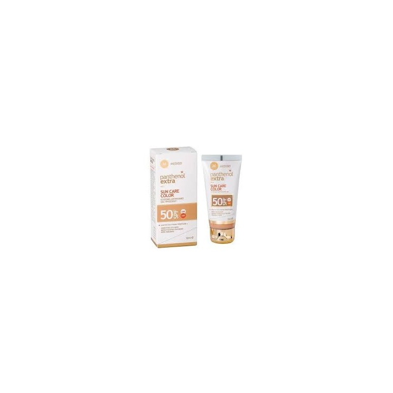 Panthenol Extra Soin de protection Solaire SPF50 Gel Teinté 50ml