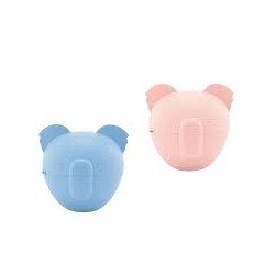 NUBY Boîte de rangement 25-NV02003 100% en Siliconne pour 2 sucettes. Pour sterilisation en Micro-Onde +0Mois