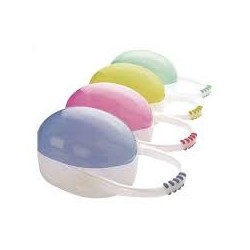 NUBY BOITE DE RANGEMENT TEITÉ POUR 2 SUCETTES (20-ID5912 ).