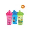 NUBY GOBELET ANTI-GOUTTE IMPRIMÉ EN PP À BEC RIGIDE ET COUVERLE 270ML +9MOIS (20-ID10018).