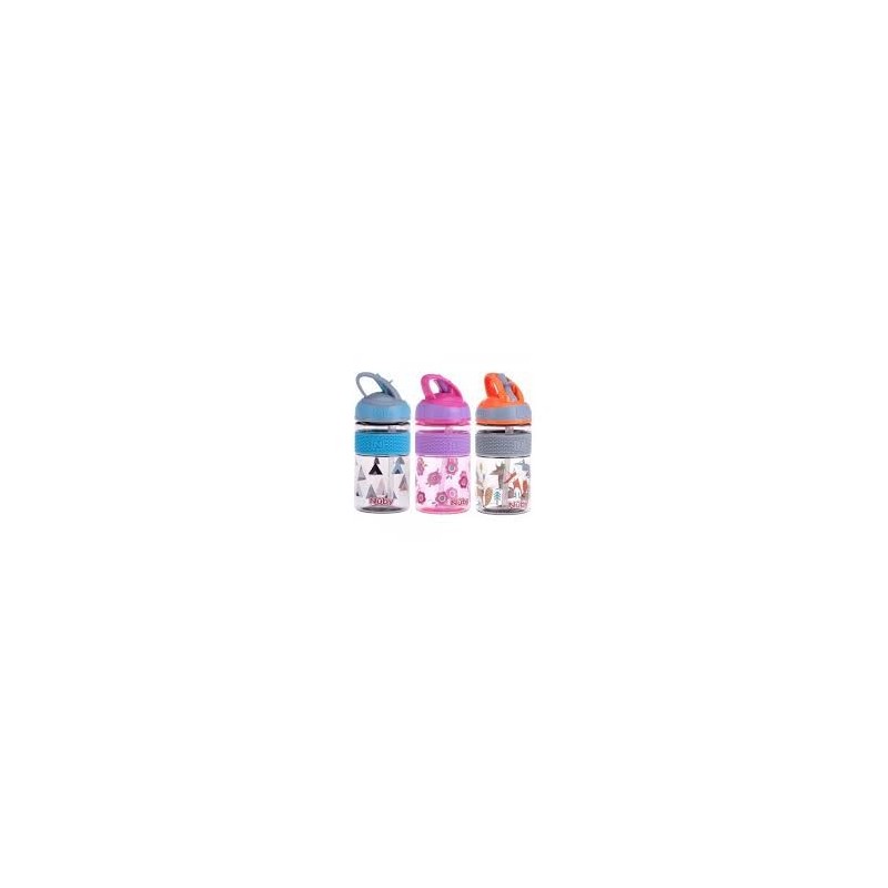 NUBY Goblets 25-NV0414024 2en 1 paille dure en Tritan 360 ml +3 ans