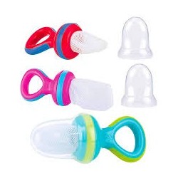 NUBY Grignoteur Nibber 25-NV05008 pour Fruits et Biscuits 100% Silicone  +6mois