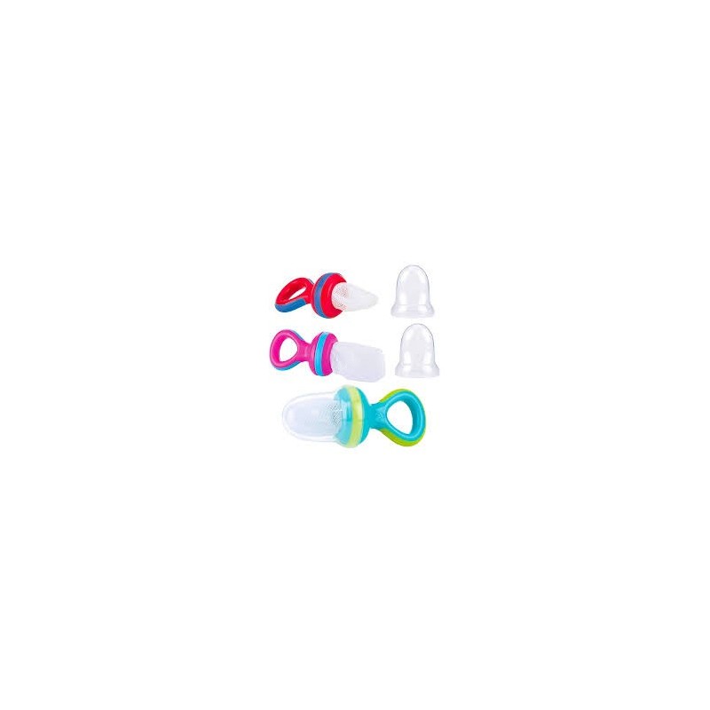 NUBY Grignoteur Nibber 25-NV05008 pour Fruits et Biscuits 100% Silicone  +6mois