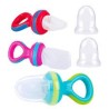 NUBY Grignoteur Nibber 25-NV05008 pour Fruits et Biscuits 100% Silicone  +6mois
