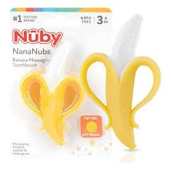 NUBY Jouet de dentition en silicone-banane +3 mois