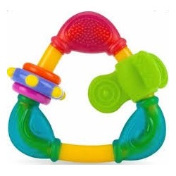 NUBY Jouets de dention en Triangle à anneaux  +6 mois