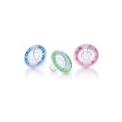 NUBY SUCETTE 100% SILICONE SURMOULÉ NATURAL FLEX CERISE 6-18M (20-ID5757MACS8).