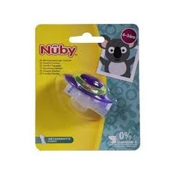 NUBY Sucette 25-NV02005M orthodontique avec picots 2 pièces 6-36 mois