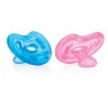 NUBY Sucette 25-NV02006M orthodontique classique en 100% silicone Couleur 1 pièce 0-6 mois