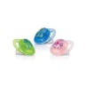 NUBY SUCETTE EN SILICONE PRISM ORTHODONTIQUE AVEC PICOTS DE MASSAGE 6- 18 MOIS (20-ID5756MOSM ).