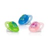 NUBY Sucette25-NV02005S orthodontique avec picots 2 pièces 0-6 mois