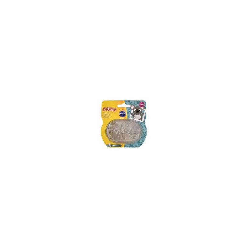 NUBY SUCETTES 25-ID5840MOSN 2 Pièces Sucettes orthopédique Comfort 6-36m