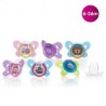 NUBY SUCETTES25-ID5857MFS PAPILLON OVAL 6-36M