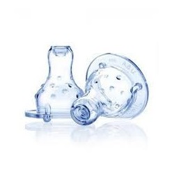 NUBY TETINES 20-ID0024 SILICONE POUR BIBERONS À COL STANDARD ANTI-COLIQUE +0 MOIS