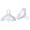 NUBY TETINES 20-ID0906 SILICONE POUR BIBERONS APPRENTISSAGE À COL LARGE ANTI-COLIQUE +0 MOIS