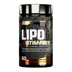 NUTREX LIPO 6 BLACK UC STIM FREE 60 CAPS