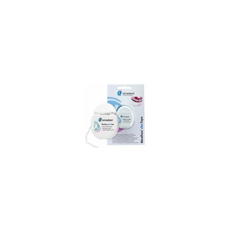 MIRADENT MIRAFLOSS CHX-TAPE 20 M