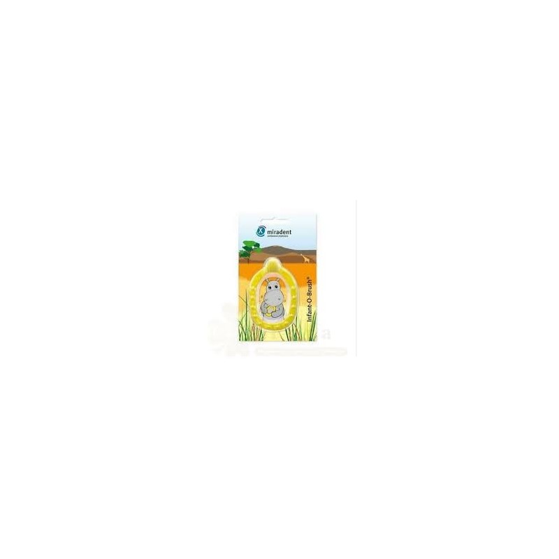 MIRADENT INFANT-O-BRUSH ANNEAU DE DENTITION JAUNE