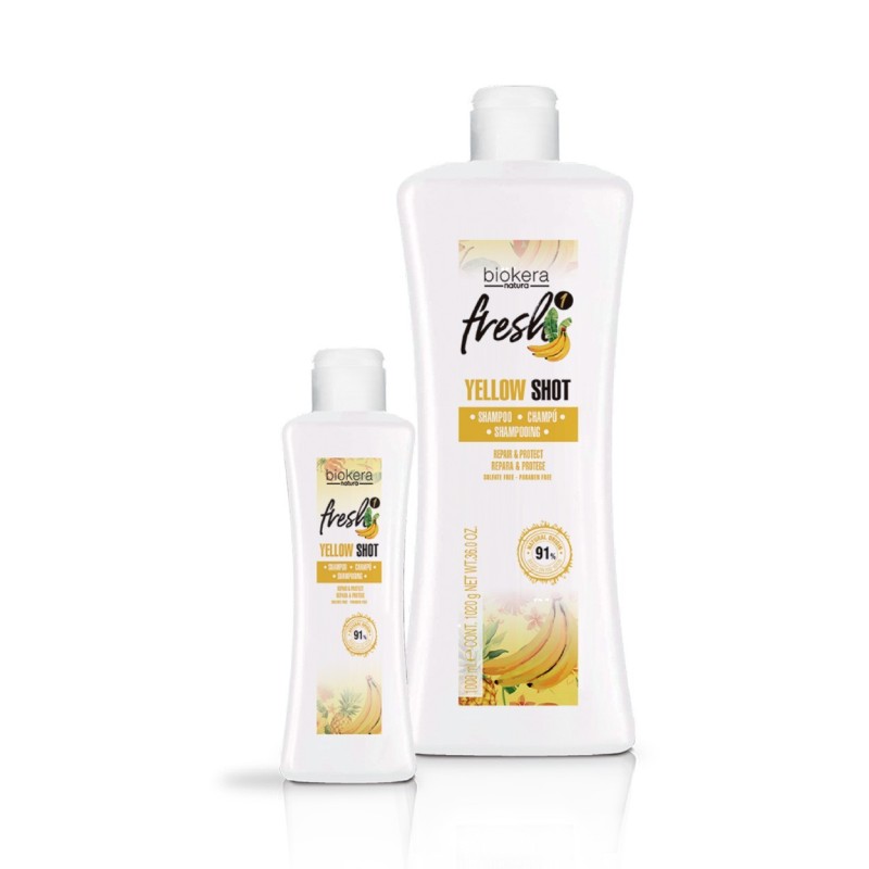 BIOKERA FRESH YELLOW SHOT SHAMPOING 300ML