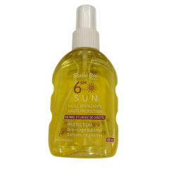 SANTE BIO HUILE BRONZAGE SPF6+ 125ML