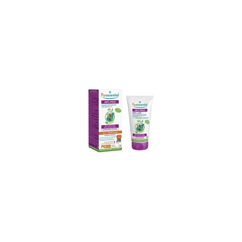 PURESS ANTI POUX SHAMPOING MASQUE TRAITANT 2EN1+PEIGNE