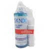 SKINDO PACK GEL LAVANT PEAU GRASSES 400ML+LAIT CORPOREL