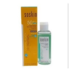 SOSKIN PACK ECRAN AD ET ENF FLUIDE low tox125ML+GEL DOUX 60ML