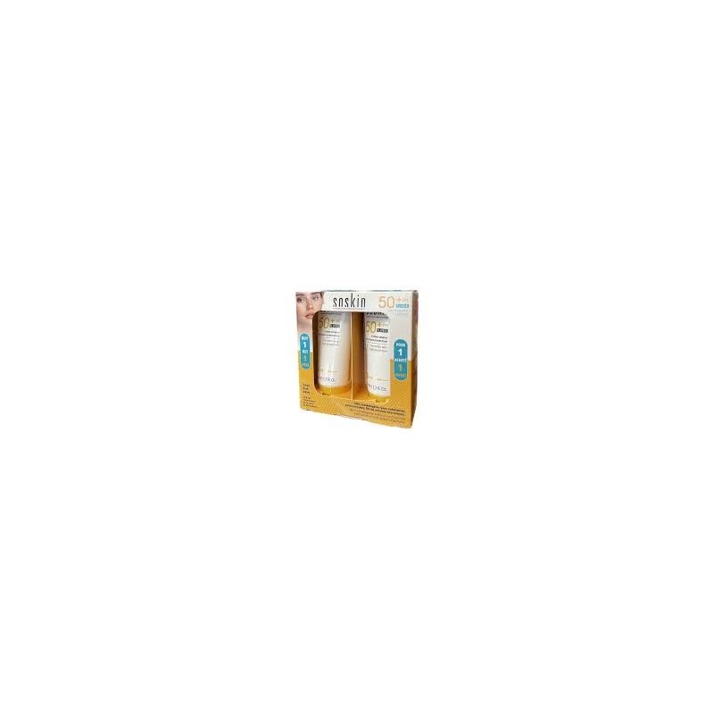SOSKIN PACK ECRAN FLUIDE low tox 50ML+GEL DOUX 60ML