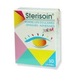 STERISOIN RONDELLES OCULAIRES ENFANTS ORTHOPTIQUES OPAQUES BOÎTE DE 10