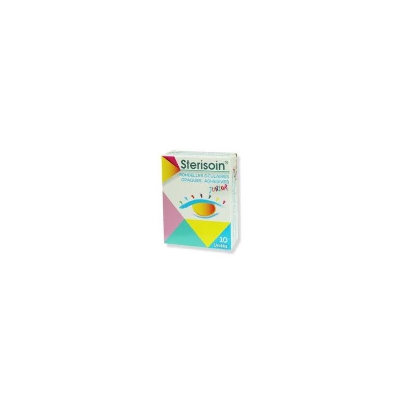 STERISOIN RONDELLES OCULAIRES ENFANTS ORTHOPTIQUES OPAQUES BOÎTE DE 10