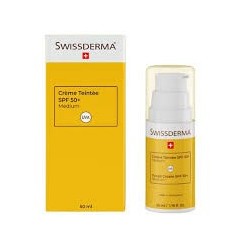 SWISSDERMA ECRAN TEINTEE SPF 50+ MEDIUM (50mI)