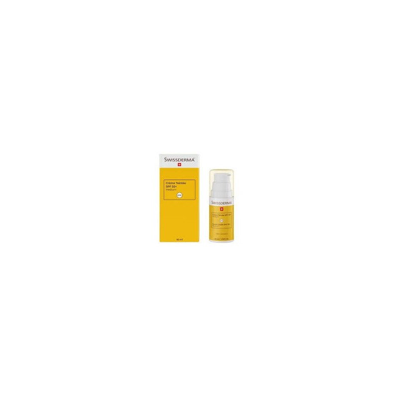SWISSDERMA ECRAN TEINTEE SPF 50+ MEDIUM (50mI)