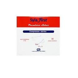 SylaFirst compresses de gaze stérile 20 x 20 cm Bt 10 unités