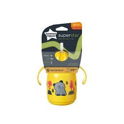 Tommee Tippee Tasse à paille Super Star 300ml 6M+Jaune