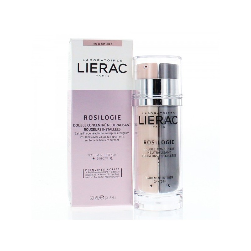 LIERAC ROSILOGIE DOUBLE CONCENTRE NEUTRALISANT 2*15ML