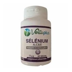 Vertuplus Sélénium A,C,E 60 gél