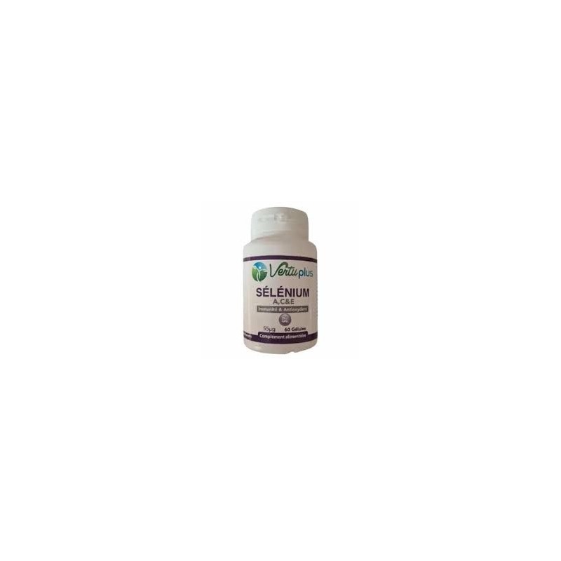 Vertuplus Sélénium A,C,E 60 gél